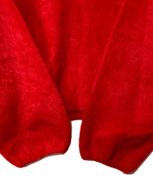 BALLSEY（ボールジィ）BALLSEY (ボールジィ) フォックスカシミヤ Vネックプルオーバー レッド サイズ:Sの古着・服飾アイテム