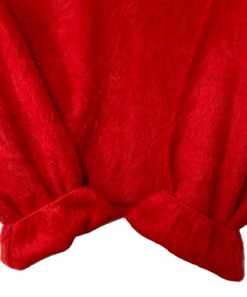 BALLSEY（ボールジィ）BALLSEY (ボールジィ) フォックスカシミヤ Vネックプルオーバー レッド サイズ:Sの古着・服飾アイテム