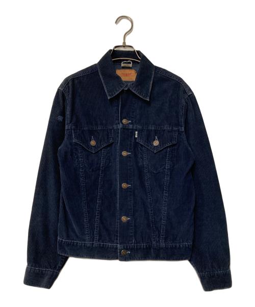 LEVI'S（リーバイス）LEVI'S (リーバイス) コーデュロイトラッカージャケット ネイビー サイズ:不明(下記参照)の古着・服飾アイテム
