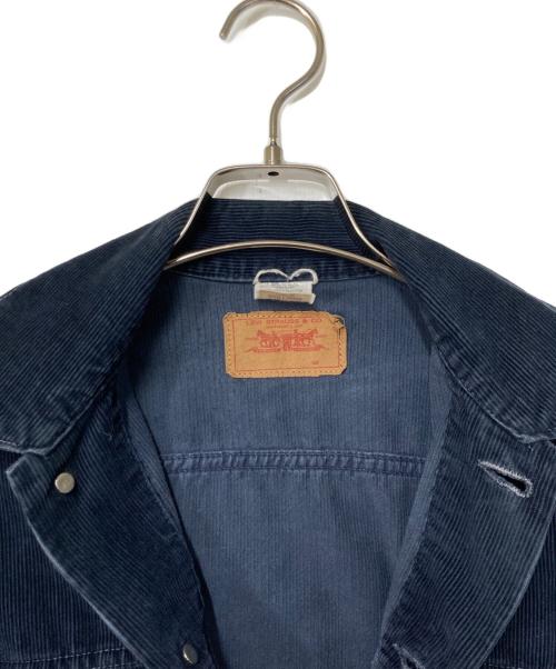 LEVI'S（リーバイス）LEVI'S (リーバイス) コーデュロイトラッカージャケット ネイビー サイズ:不明(下記参照)の古着・服飾アイテム