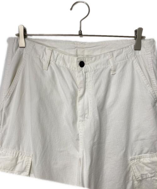CarHartt（カーハート）CarHartt (カーハート) リップストップカーゴパンツ ホワイト サイズ:32の古着・服飾アイテム