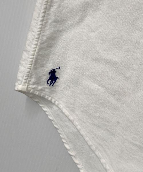 POLO RALPH LAUREN（ポロ・ラルフローレン）POLO RALPH LAUREN (ポロ・ラルフローレン) THE BIG FIT ポニー刺繍 ボタンダウンシャツ ホワイト サイズ:Lの古着・服飾アイテム