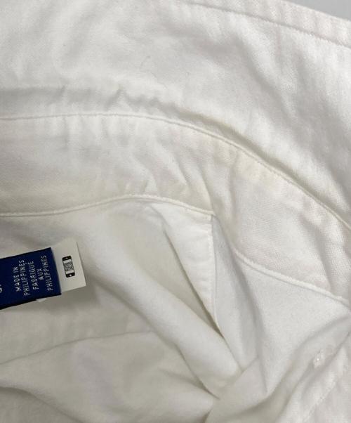 POLO RALPH LAUREN（ポロ・ラルフローレン）POLO RALPH LAUREN (ポロ・ラルフローレン) THE BIG FIT ポニー刺繍 ボタンダウンシャツ ホワイト サイズ:Lの古着・服飾アイテム