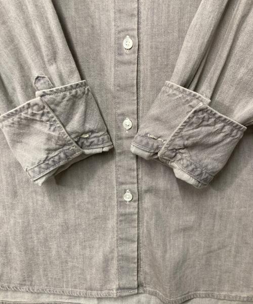 upper hights（アッパーハイツ）upper hights (アッパーハイツ) THE ELINE デニムシャツ グレー サイズ:1の古着・服飾アイテム