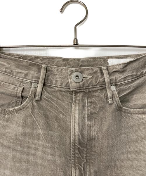 upper hights（アッパーハイツ）upper hights (アッパーハイツ) Spick and Span (スピック＆スパン) 別注 THE HELENA カットオフデニムスカート グレー サイズ:W23(下記採寸参照)の古着・服飾アイテム