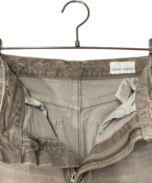 upper hights（アッパーハイツ）upper hights (アッパーハイツ) Spick and Span (スピック＆スパン) 別注 THE HELENA カットオフデニムスカート グレー サイズ:W23(下記採寸参照)の古着・服飾アイテム