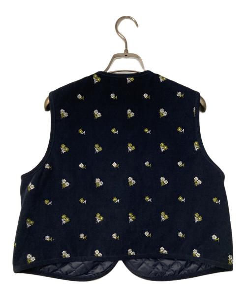 TOMORROW LAND collection（トゥモローランドコレクション）TOMORROW LAND collection (トゥモローランドコレクション) フルーロンベル リバーシブルジレ ネイビー サイズ:36の古着・服飾アイテム