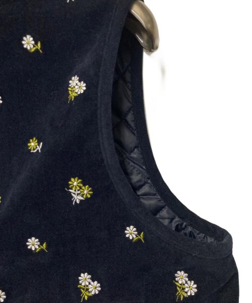 TOMORROW LAND collection（トゥモローランドコレクション）TOMORROW LAND collection (トゥモローランドコレクション) フルーロンベル リバーシブルジレ ネイビー サイズ:36の古着・服飾アイテム