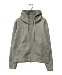 Spick and Span（スピック＆スパン）の古着「ストレッチジップフードパーカー」｜グレー