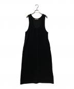 Curensologyカレンソロジー）の古着「サテンサブレタンクトップワンピース」｜ブラック