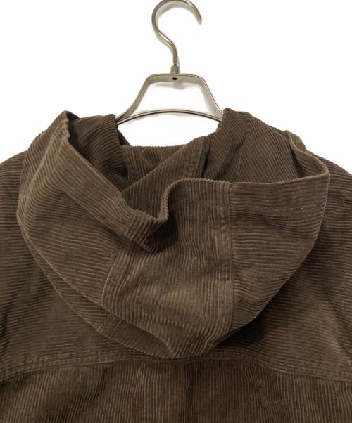MEYAME（メヤメ）MEYAME (メヤメ) コーデュロイフーデットジャケット ブラウン サイズ:Freeの古着・服飾アイテム