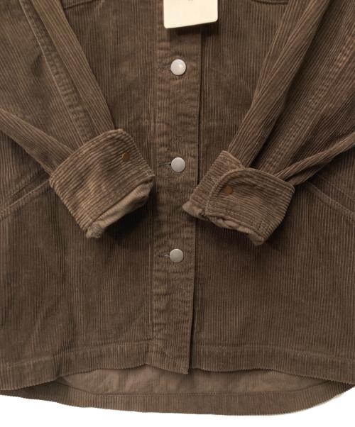MEYAME（メヤメ）MEYAME (メヤメ) コーデュロイフーデットジャケット ブラウン サイズ:Freeの古着・服飾アイテム