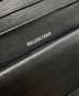 中古・古着 BALENCIAGA (バレンシアガ) Cash フラップ付きコイン＆カードホルダー パープル×ブラック：15000円