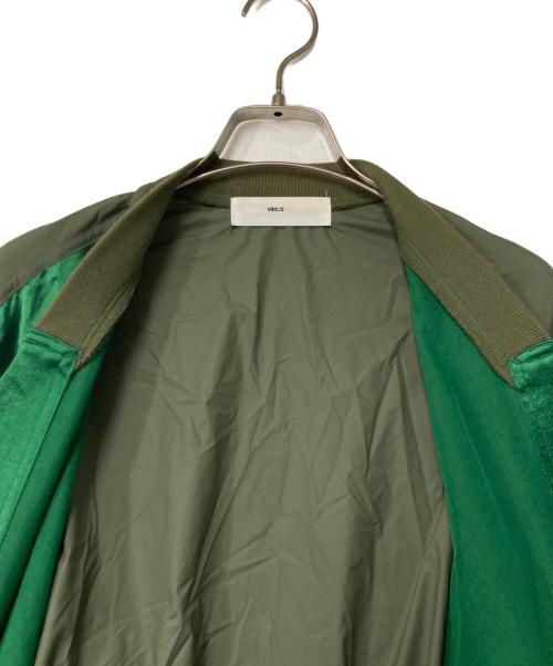 TOGA VIRILIS（トーガ ビリリース）TOGA VIRILIS (トーガ ビリリース) ナイロン切替ブルゾン グリーン×カーキ サイズ:48の古着・服飾アイテム
