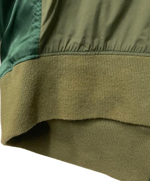 TOGA VIRILIS（トーガ ビリリース）TOGA VIRILIS (トーガ ビリリース) ナイロン切替ブルゾン グリーン×カーキ サイズ:48の古着・服飾アイテム