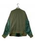 TOGA VIRILIS (トーガ ビリリース) ナイロン切替ブルゾン グリーン×カーキ サイズ:48：11000円