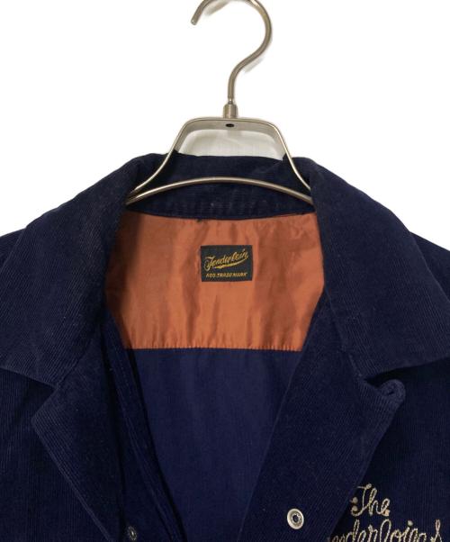 TENDERLOIN（テンダーロイン）TENDERLOIN (テンダーロイン) ウエスタンコーデュロイシャツ ネイビー サイズ:Sの古着・服飾アイテム