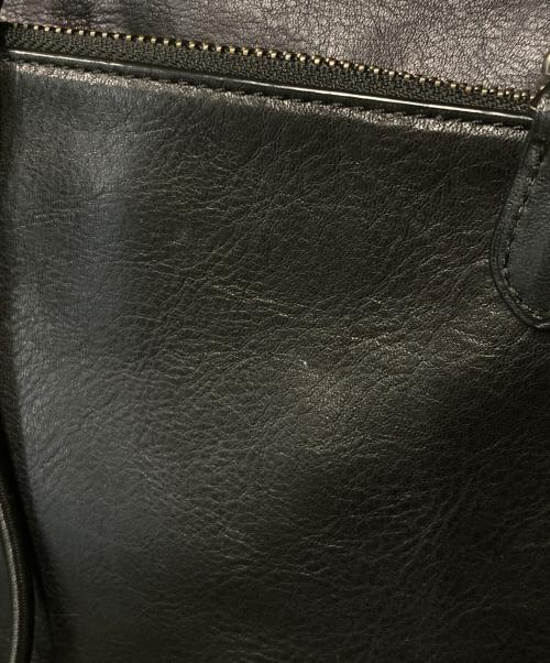 COACH（コーチ）COACH (コーチ) マンハッタン レザーバックパック ネイビー×ブラックの古着・服飾アイテム