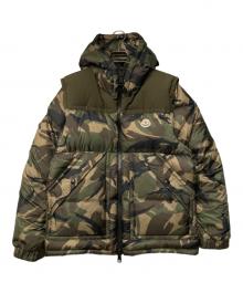 MONCLER（モンクレール）の古着「MEAKAN ダウンジャケット」｜グリーン×ブラック