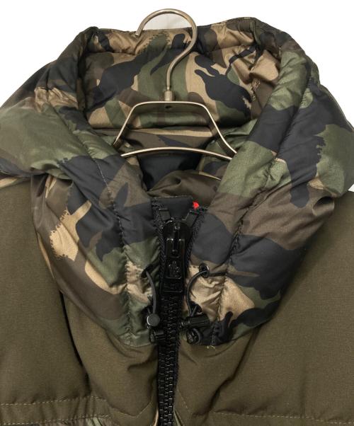 MONCLER（モンクレール）MONCLER (モンクレール) MEAKAN ダウンジャケット グリーン×ブラック サイズ:1の古着・服飾アイテム
