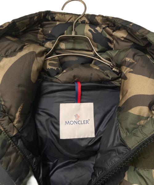 MONCLER（モンクレール）MONCLER (モンクレール) MEAKAN ダウンジャケット グリーン×ブラック サイズ:1の古着・服飾アイテム