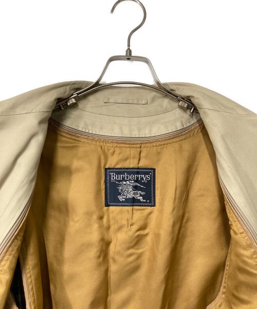 Burberry's（バーバリー）Burberry's (バーバリー) 裏ノバチェックステンカラーコート ベージュ サイズ:88 160の古着・服飾アイテム