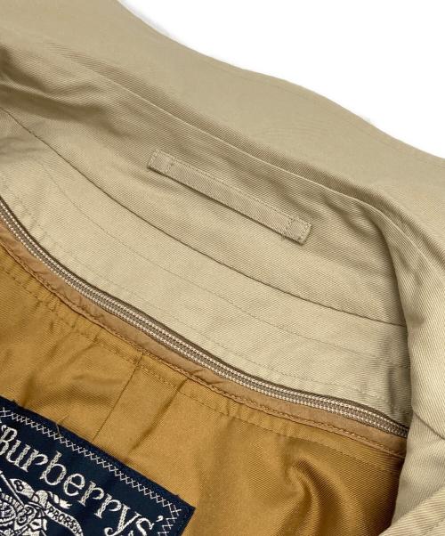 Burberry's（バーバリー）Burberry's (バーバリー) 裏ノバチェックステンカラーコート ベージュ サイズ:88 160の古着・服飾アイテム