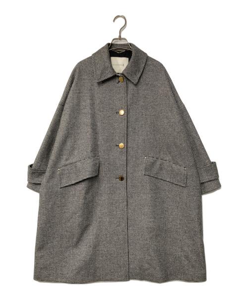 MACKINTOSH（マッキントッシュ）MACKINTOSH (マッキントッシュ) NEW HUMBIE LONG METAL BUTTON ホワイト×ブラック サイズ:4(下記採寸参照)の古着・服飾アイテム