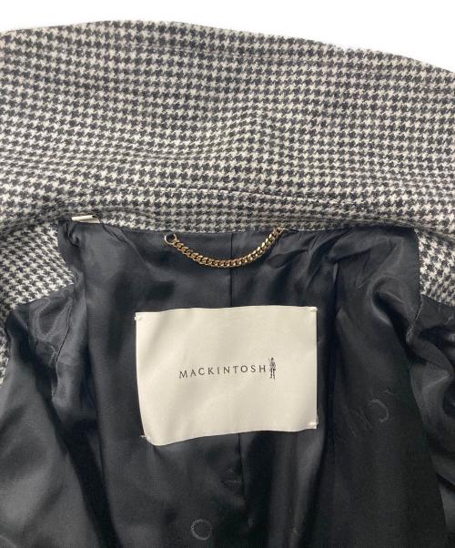 MACKINTOSH（マッキントッシュ）MACKINTOSH (マッキントッシュ) NEW HUMBIE LONG METAL BUTTON ホワイト×ブラック サイズ:4(下記採寸参照)の古着・服飾アイテム