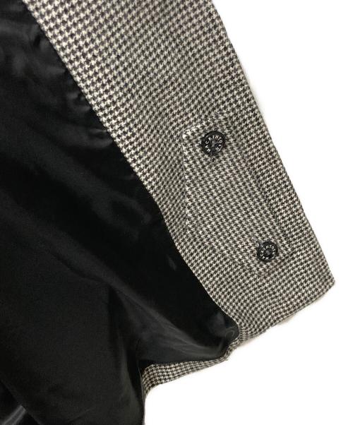 MACKINTOSH（マッキントッシュ）MACKINTOSH (マッキントッシュ) NEW HUMBIE LONG METAL BUTTON ホワイト×ブラック サイズ:4(下記採寸参照)の古着・服飾アイテム