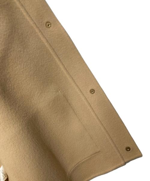 DRAWER（ドゥロワー）Drawer (ドゥロワー) ビーバーファーカラーメルトン ケヌキ ジャケット ベージュ サイズ:36の古着・服飾アイテム