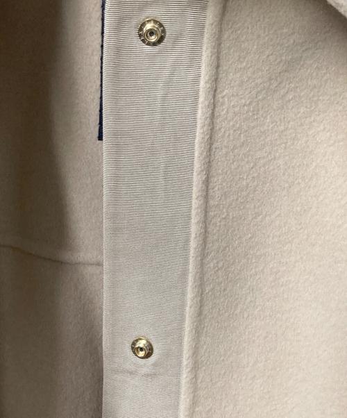 DRAWER（ドゥロワー）Drawer (ドゥロワー) ビーバーファーカラーメルトン ケヌキ ジャケット ベージュ サイズ:36の古着・服飾アイテム