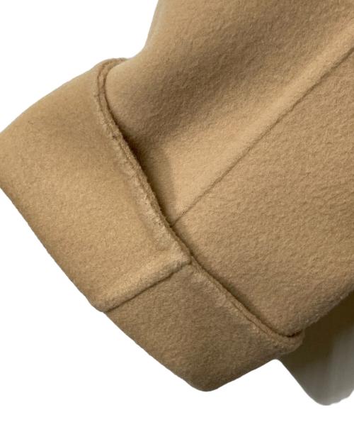 DRAWER（ドゥロワー）Drawer (ドゥロワー) ビーバーファーカラーメルトン ケヌキ ジャケット ベージュ サイズ:36の古着・服飾アイテム