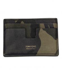 TOM FORD（トムフォード）の古着「カードケース」｜カーキ×ブラック