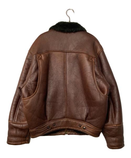 ONBU de DACCO（オンブデダッコ）ONBU de DACCO (オンブデダッコ) ムートンブルゾン ブラウン サイズ:表記無し(下記採寸参照)の古着・服飾アイテム