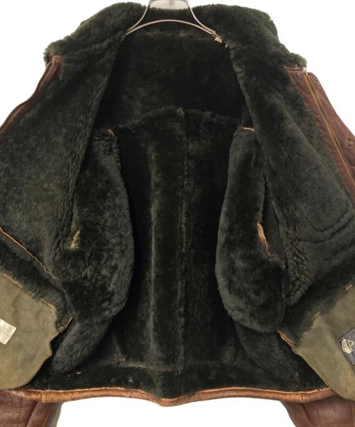 ONBU de DACCO（オンブデダッコ）ONBU de DACCO (オンブデダッコ) ムートンブルゾン ブラウン サイズ:表記無し(下記採寸参照)の古着・服飾アイテム
