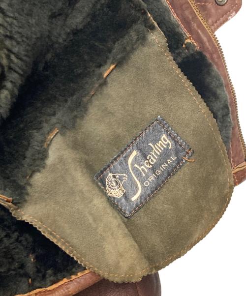 ONBU de DACCO（オンブデダッコ）ONBU de DACCO (オンブデダッコ) ムートンブルゾン ブラウン サイズ:表記無し(下記採寸参照)の古着・服飾アイテム