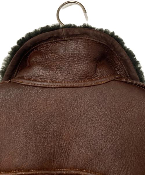 ONBU de DACCO（オンブデダッコ）ONBU de DACCO (オンブデダッコ) ムートンブルゾン ブラウン サイズ:表記無し(下記採寸参照)の古着・服飾アイテム