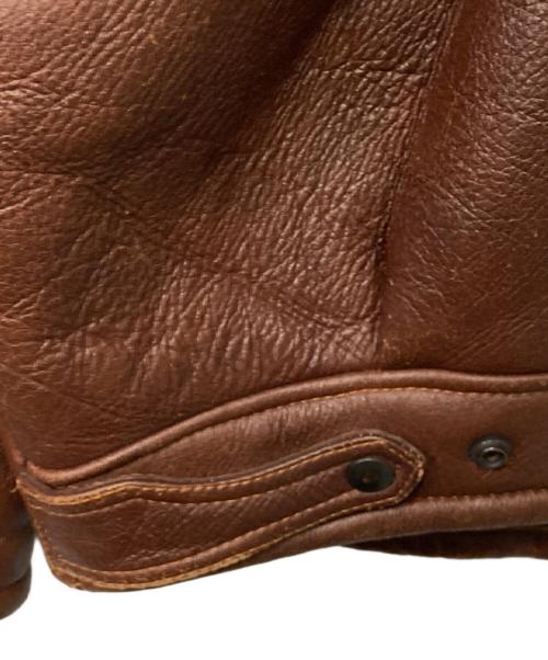 ONBU de DACCO（オンブデダッコ）ONBU de DACCO (オンブデダッコ) ムートンブルゾン ブラウン サイズ:表記無し(下記採寸参照)の古着・服飾アイテム