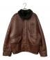 ONBU de DACCO（オンブデダッコ）の古着「ムートンブルゾン」｜ブラウン
