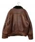 ONBU de DACCO (オンブデダッコ) ムートンブルゾン ブラウン サイズ:表記無し(下記採寸参照)：11000円