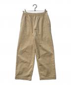 中川政七商店ナカガワマサシチショウテン）の古着「綿麻のコール天 イージーパンツ」｜ベージュ