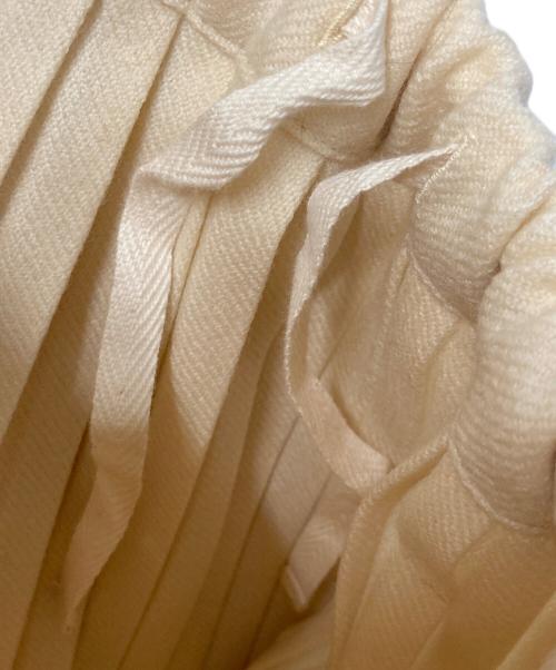 charpentier de vaisseau（シャルパンティエ ドゥ ヴェッソ）Charpentier de Vaisseau (シャルパンティエ ドゥ ヴェッソ) ウールプリーツスカート ベージュ サイズ:FREEの古着・服飾アイテム