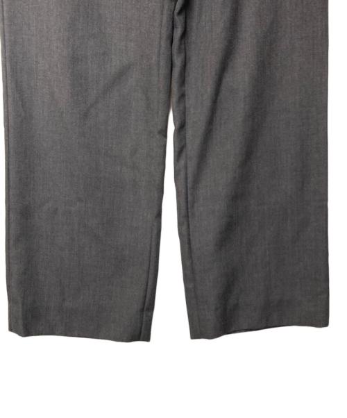 Maison Margiela 4（メゾンマルジェラ 4）Maison Margiela 4 (メゾンマルジェラ 4) ウエストデザイン ワイドスラックス グレー サイズ:42の古着・服飾アイテム