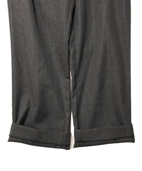 Maison Margiela 4（メゾンマルジェラ 4）Maison Margiela 4 (メゾンマルジェラ 4) ウエストデザイン ワイドスラックス グレー サイズ:42の古着・服飾アイテム