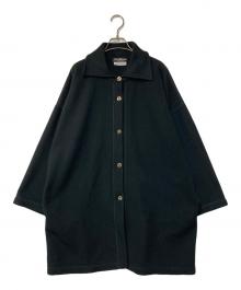 Salvatore Ferragamo（サルヴァトーレ フェラガモ）の古着「フリースコート」｜ブラック