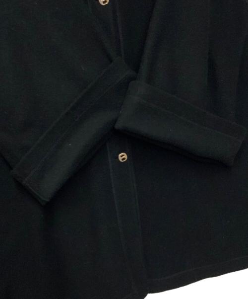 Salvatore Ferragamo（サルヴァトーレ フェラガモ）Salvatore Ferragamo (サルヴァトーレ フェラガモ) フリースコート ブラック サイズ:Mの古着・服飾アイテム