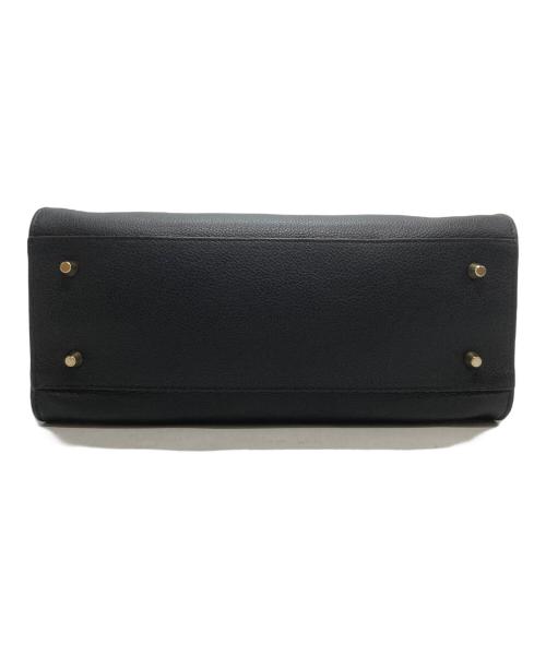 FURLA（フルラ）FURLA (フルラ) ピンサッチェル 2WAYバッグ ブラックの古着・服飾アイテム