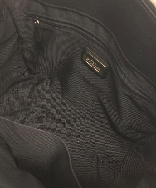 FURLA（フルラ）FURLA (フルラ) ピンサッチェル 2WAYバッグ ブラックの古着・服飾アイテム
