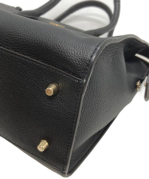 FURLA（フルラ）FURLA (フルラ) ピンサッチェル 2WAYバッグ ブラックの古着・服飾アイテム